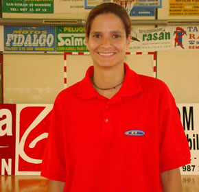 Bea Pacheco, entrenadora del Socinsa Bembibre
