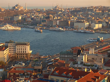 Vista panorámica de Estambul