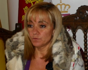 Isabel Carrasco, presidenta de la Diputación de León