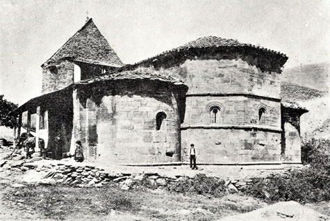 Iglesia de San Juan de Montealegre a principios del siglo XX