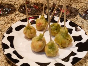 Pincho de botillo servido en anteriores Jornadas de Pinchos del Botillo en Bembibre