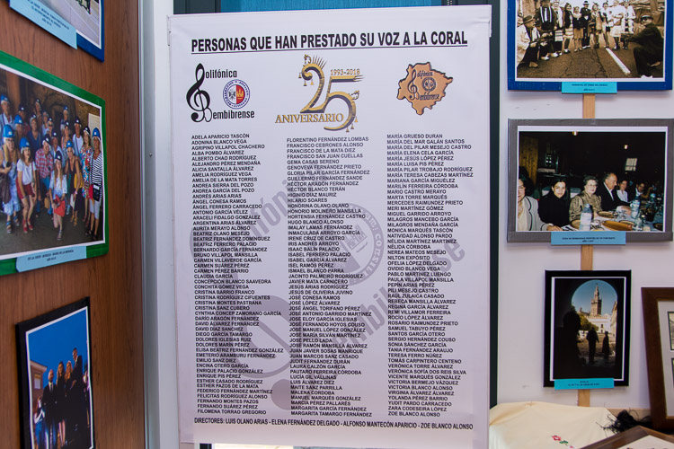 exposición 25 aniversario polifónica bembibrense