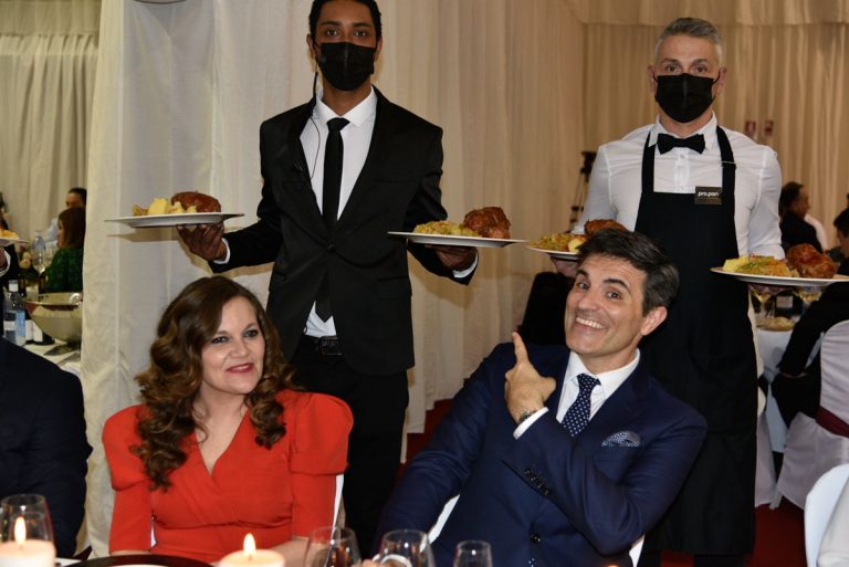 Cena Festival Nacional de Exaltación del Botillo de Bembibre Luis Larrodera Silvia Cao