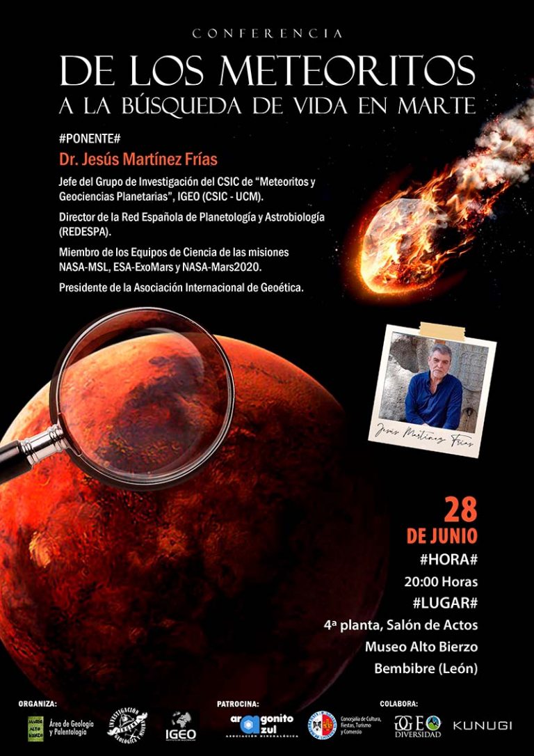 Conferencia Jesús Martínez Bembibre meteoritos