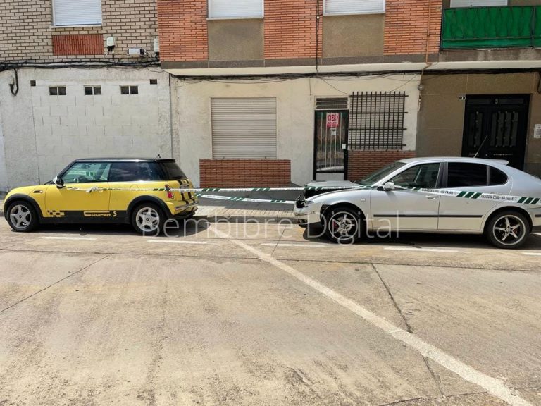 Coches implicados en el incidente
