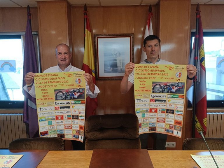 Alberto Núñez Jesús Esteban presentación Campeonato Ciclismo Adaptado