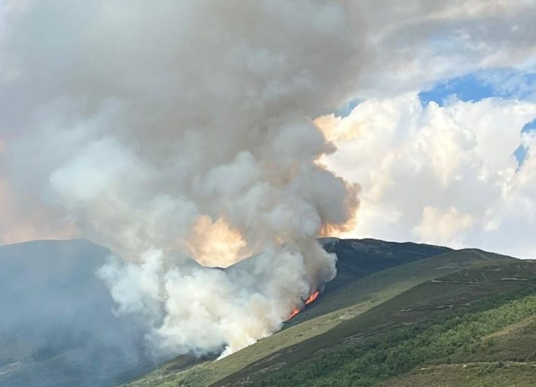 Incendio Forestal Igüeña