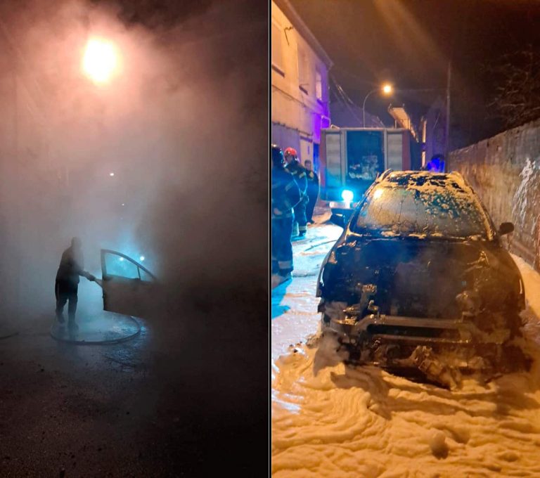 Incendio turismo Bembibre 25 diciembre 2022