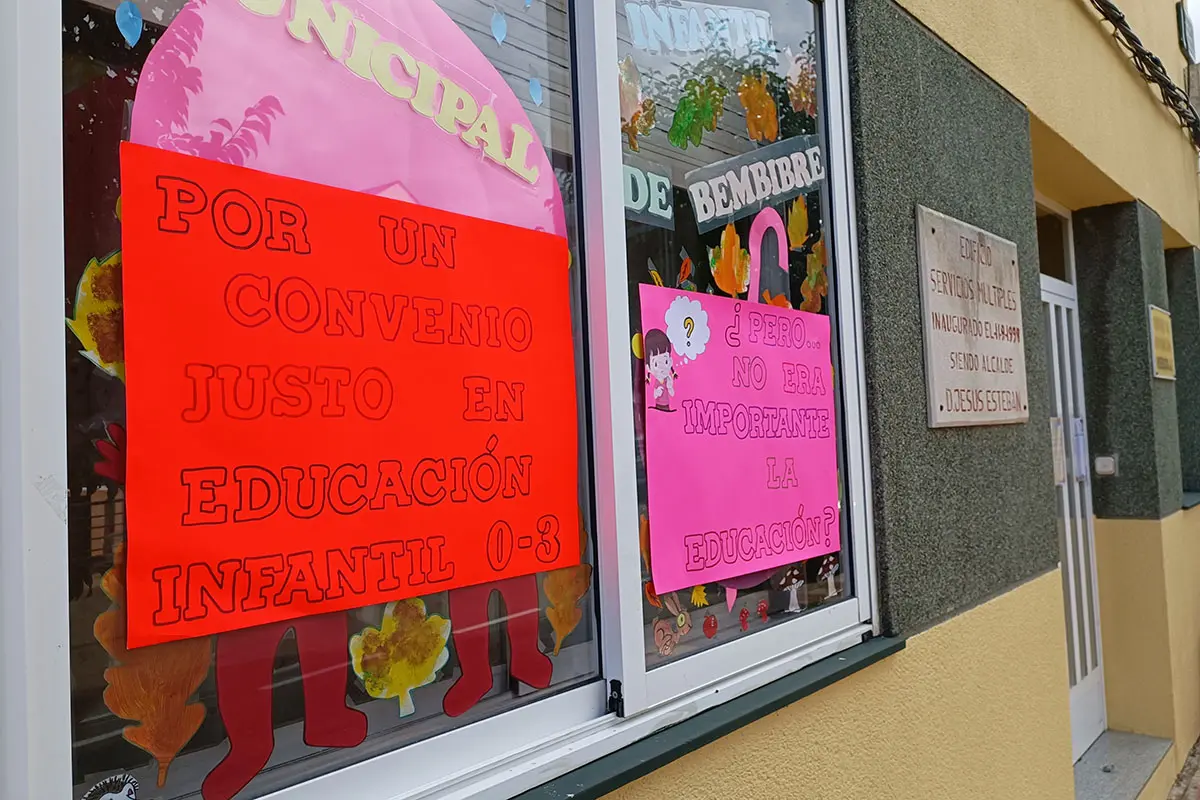 Escuela Infantil Bembibre guardería huelga