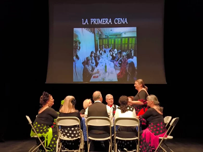 Un momento de la gala del décimo aniversario del Grupo Rociero de Bembibre