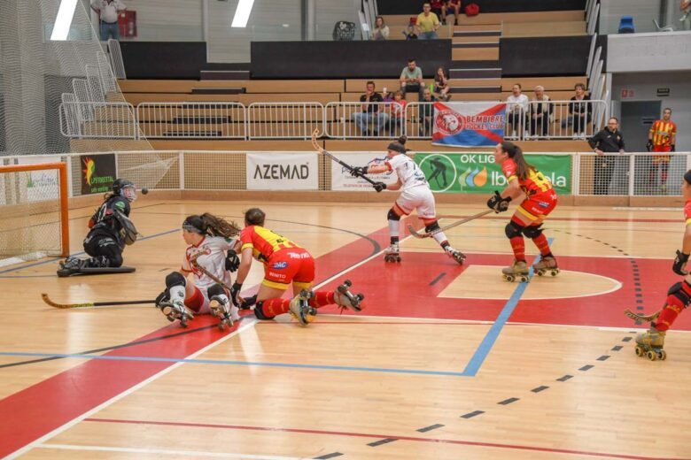 Partido entre el Bembibre HC y Manlleu